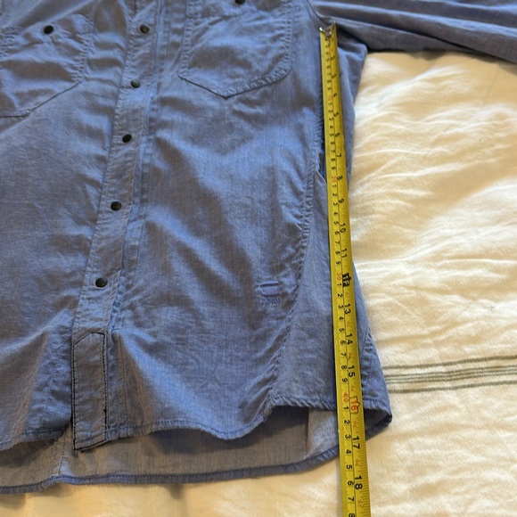 G-Star CL 3D Western Shirt L/S - Button Down Linen - Picture 13 of 13